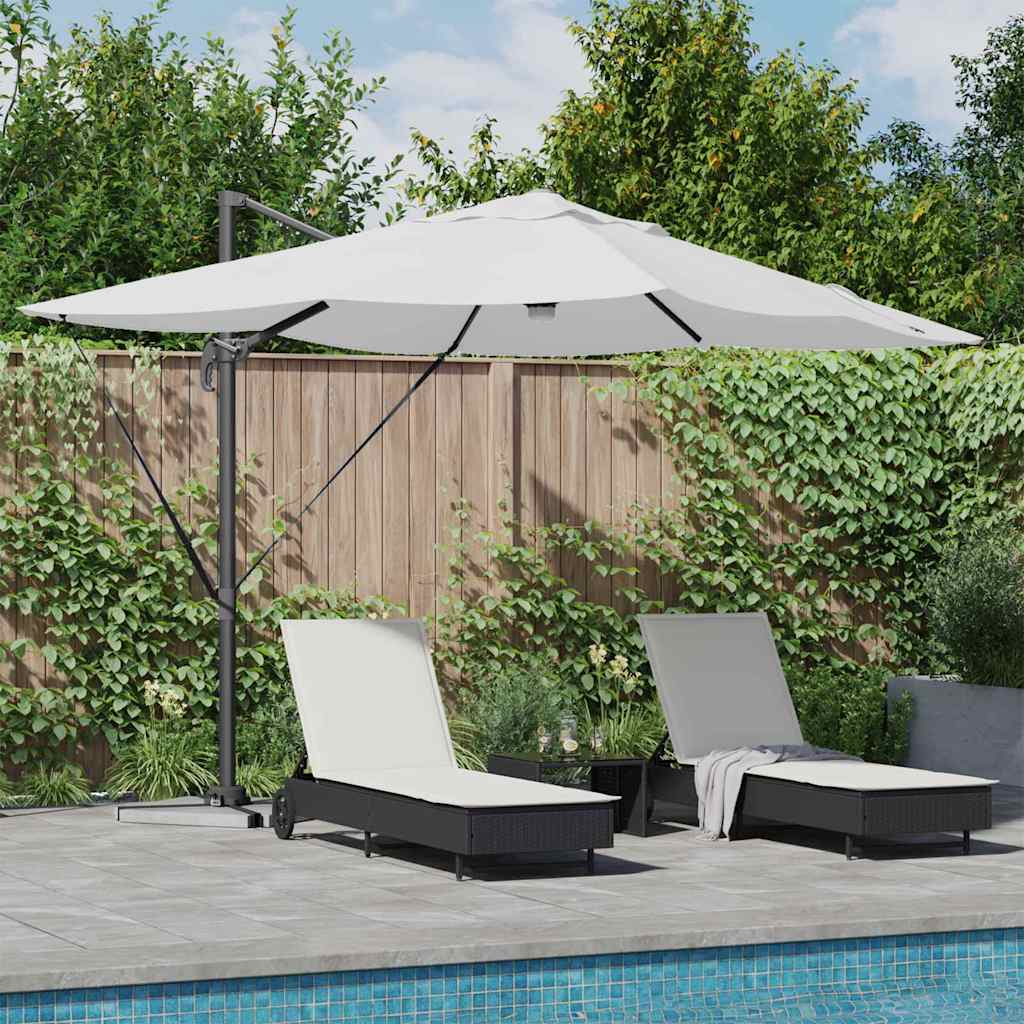 Parasol Zand 351 x 250 x 253 cm Polyester en Aluminium is nu te koop bij PeponiXL, paradijselijk wonen!