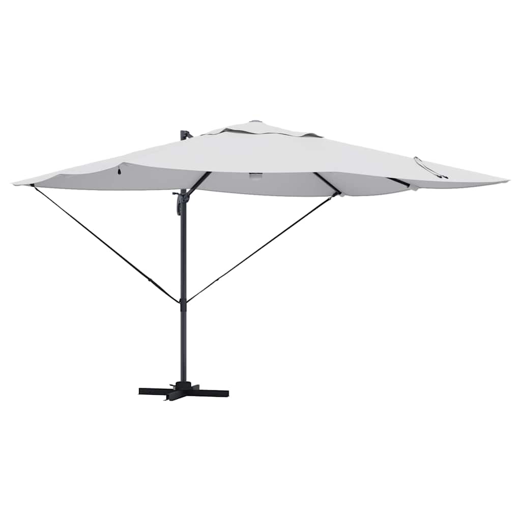 Parasol Zand 351 x 250 x 253 cm Polyester en Aluminium is nu te koop bij PeponiXL, paradijselijk wonen!
