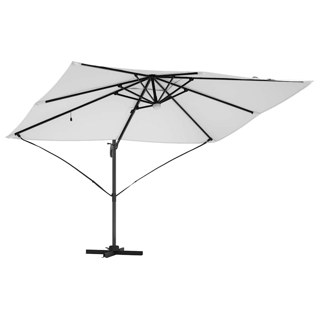 Parasol Zand 351 x 250 x 253 cm Polyester en Aluminium is nu te koop bij PeponiXL, paradijselijk wonen!