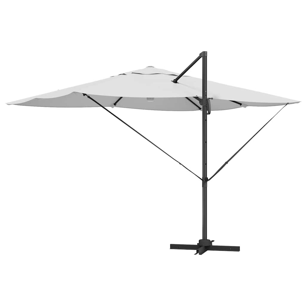 Parasol Zand 351 x 250 x 253 cm Polyester en Aluminium is nu te koop bij PeponiXL, paradijselijk wonen!