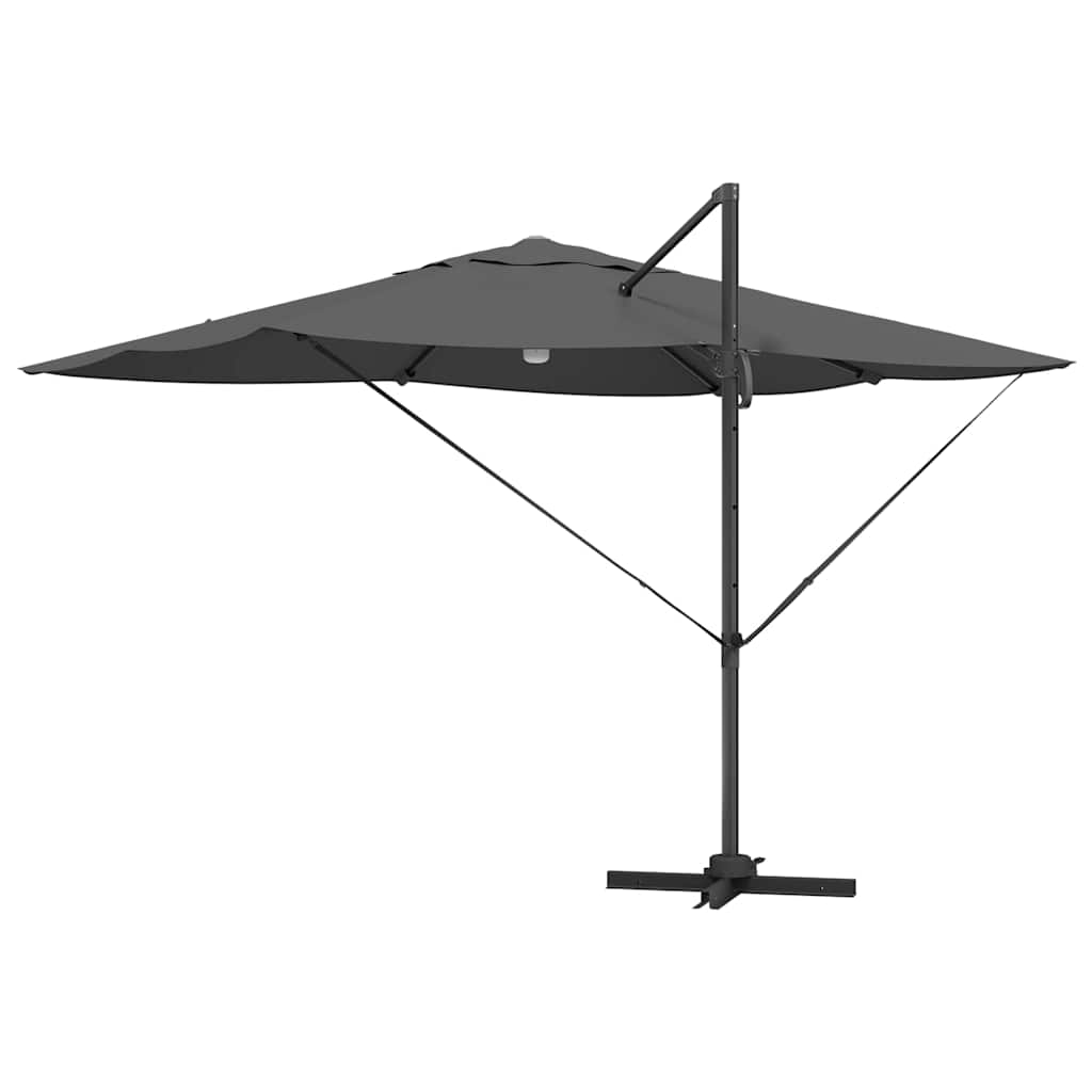 Parasol Antraciet 351 x 250 x 253 cm Polyester en Aluminium is nu te koop bij PeponiXL, paradijselijk wonen!