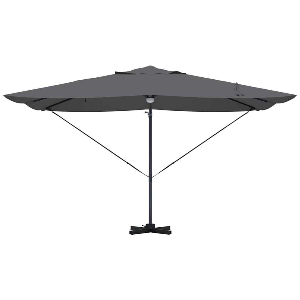 Parasol Antraciet 351 x 250 x 253 cm Polyester en Aluminium is nu te koop bij PeponiXL, paradijselijk wonen!