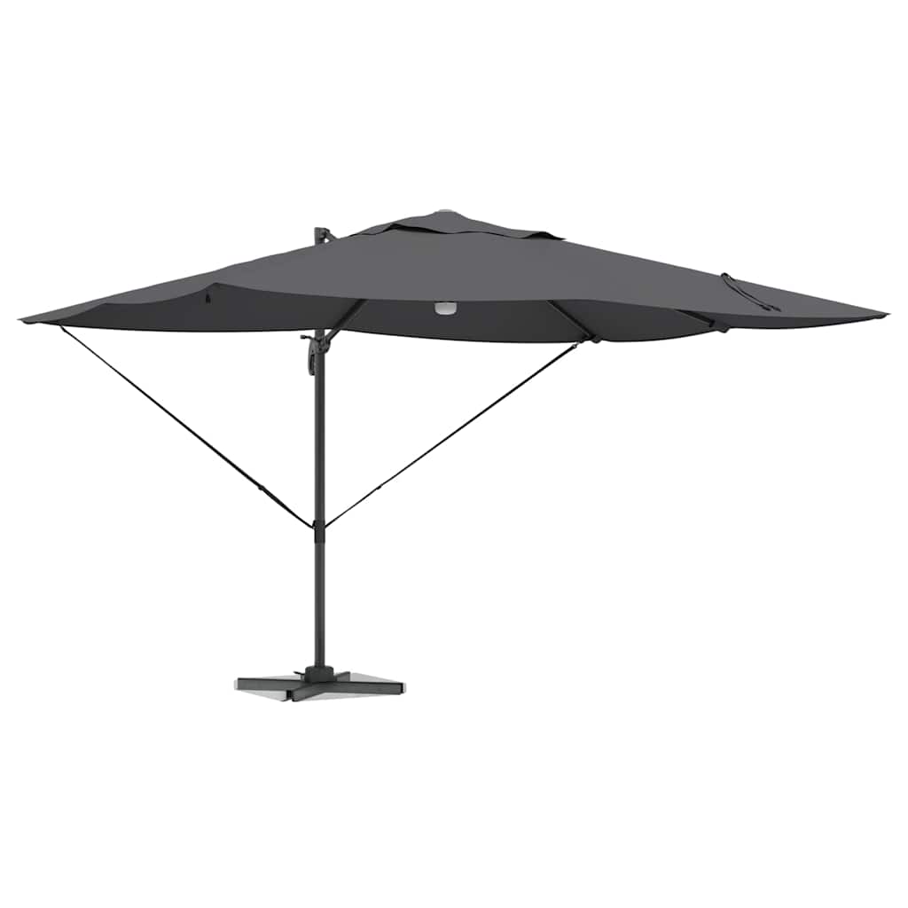 Parasol Antraciet 351 x 250 x 253 cm Polyester en Aluminium is nu te koop bij PeponiXL, paradijselijk wonen!