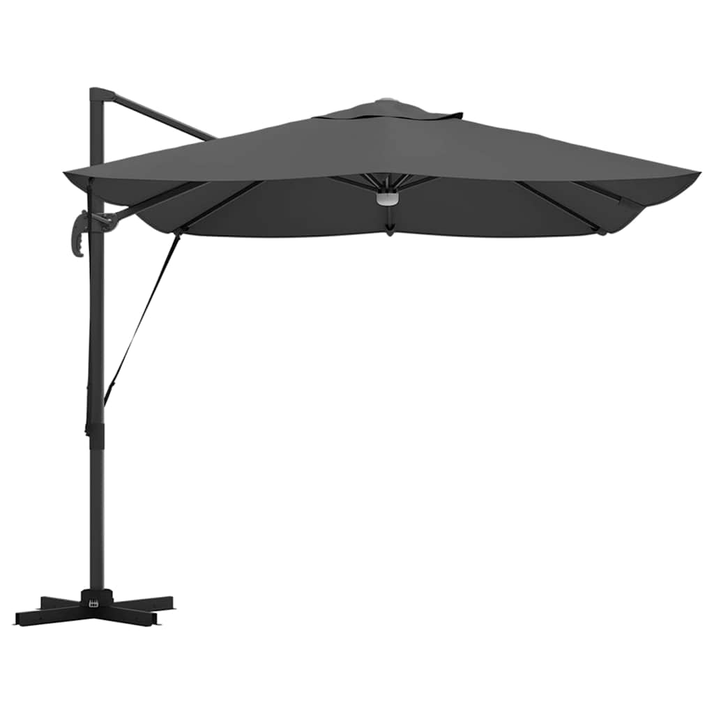 Parasol Antraciet 351 x 250 x 253 cm Polyester en Aluminium is nu te koop bij PeponiXL, paradijselijk wonen!