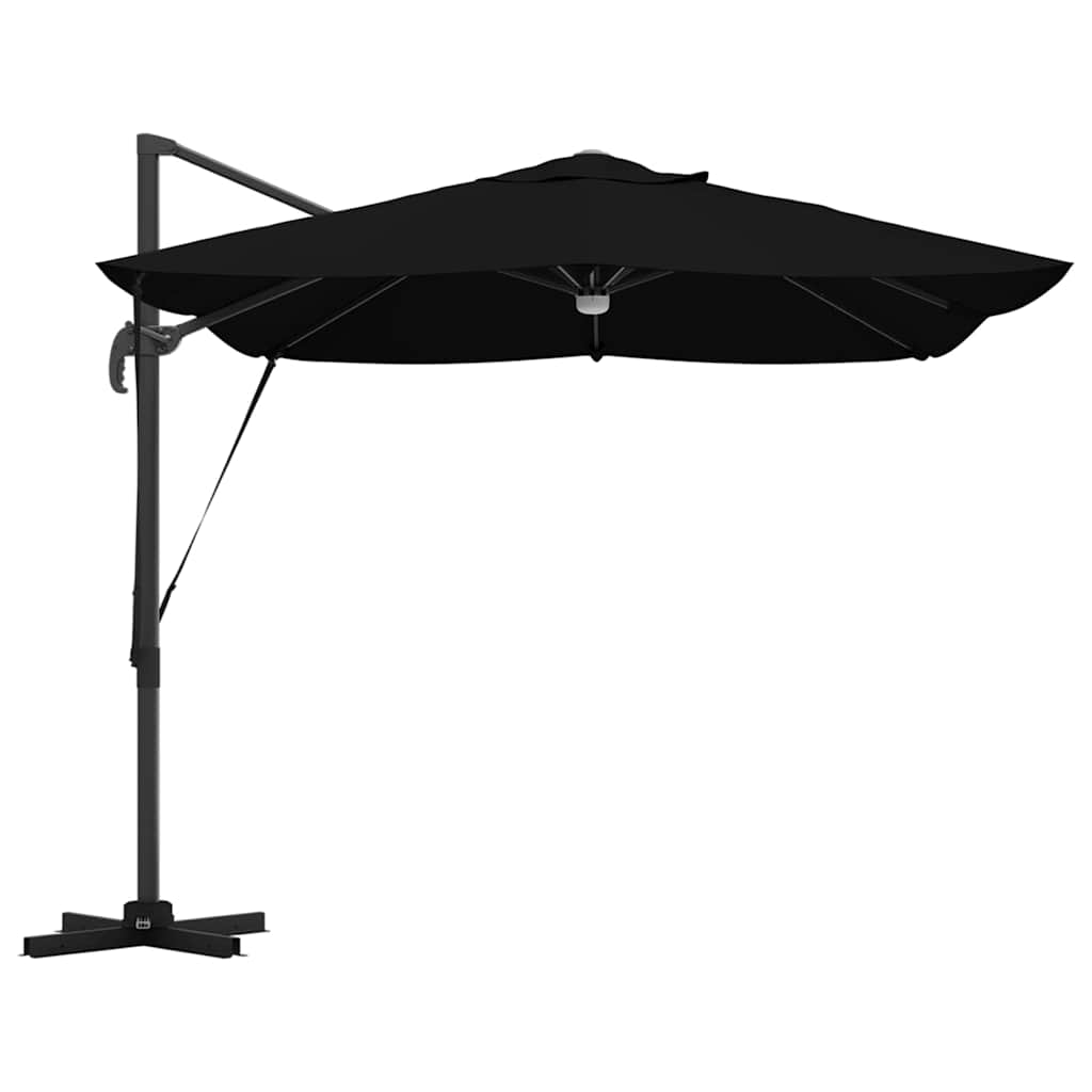 Parasol Zwart 351 x 250 x 253 cm Polyester en Aluminium is nu te koop bij PeponiXL, paradijselijk wonen!