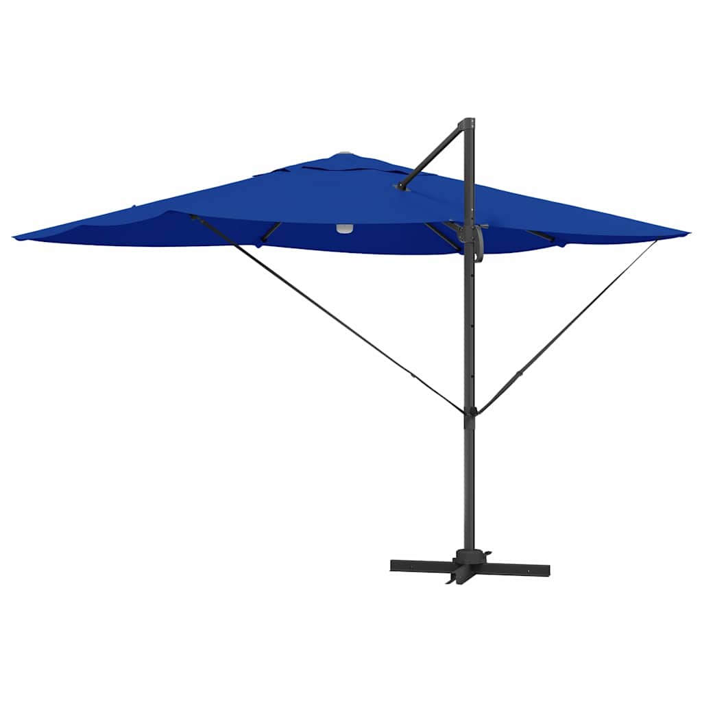 Parasol Azurblauw 351 x 250 x 253 cm Polyester en Aluminium is nu te koop bij PeponiXL, paradijselijk wonen!