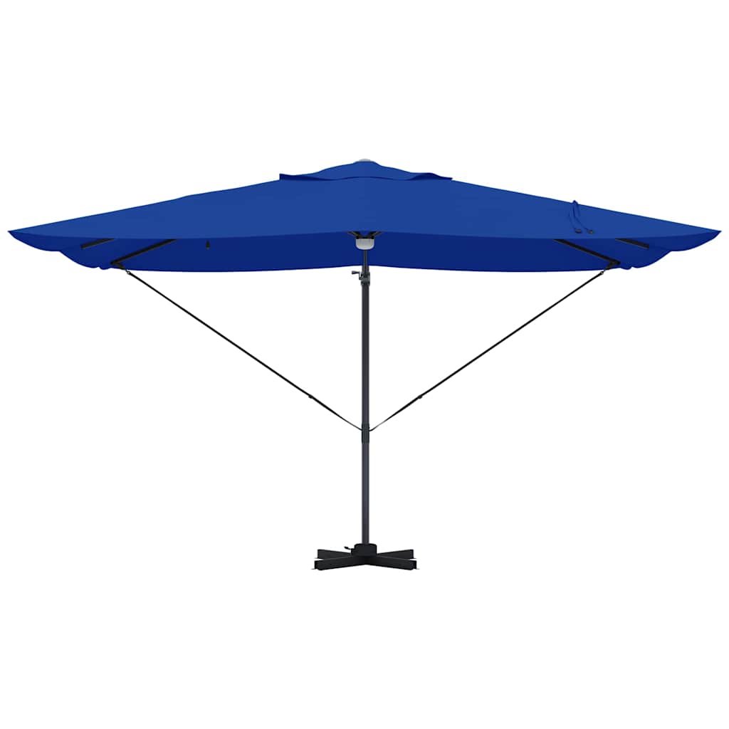 Parasol Azurblauw 351 x 250 x 253 cm Polyester en Aluminium is nu te koop bij PeponiXL, paradijselijk wonen!