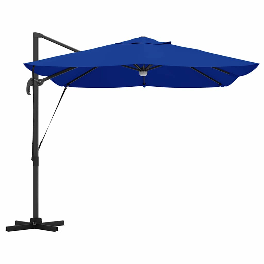Parasol Azurblauw 351 x 250 x 253 cm Polyester en Aluminium is nu te koop bij PeponiXL, paradijselijk wonen!