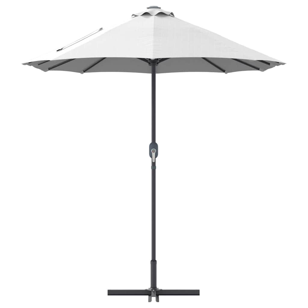 Tuinparasol Zand 370 x 197 x 239 cm Polyester en Aluminium is nu te koop bij PeponiXL, paradijselijk wonen!