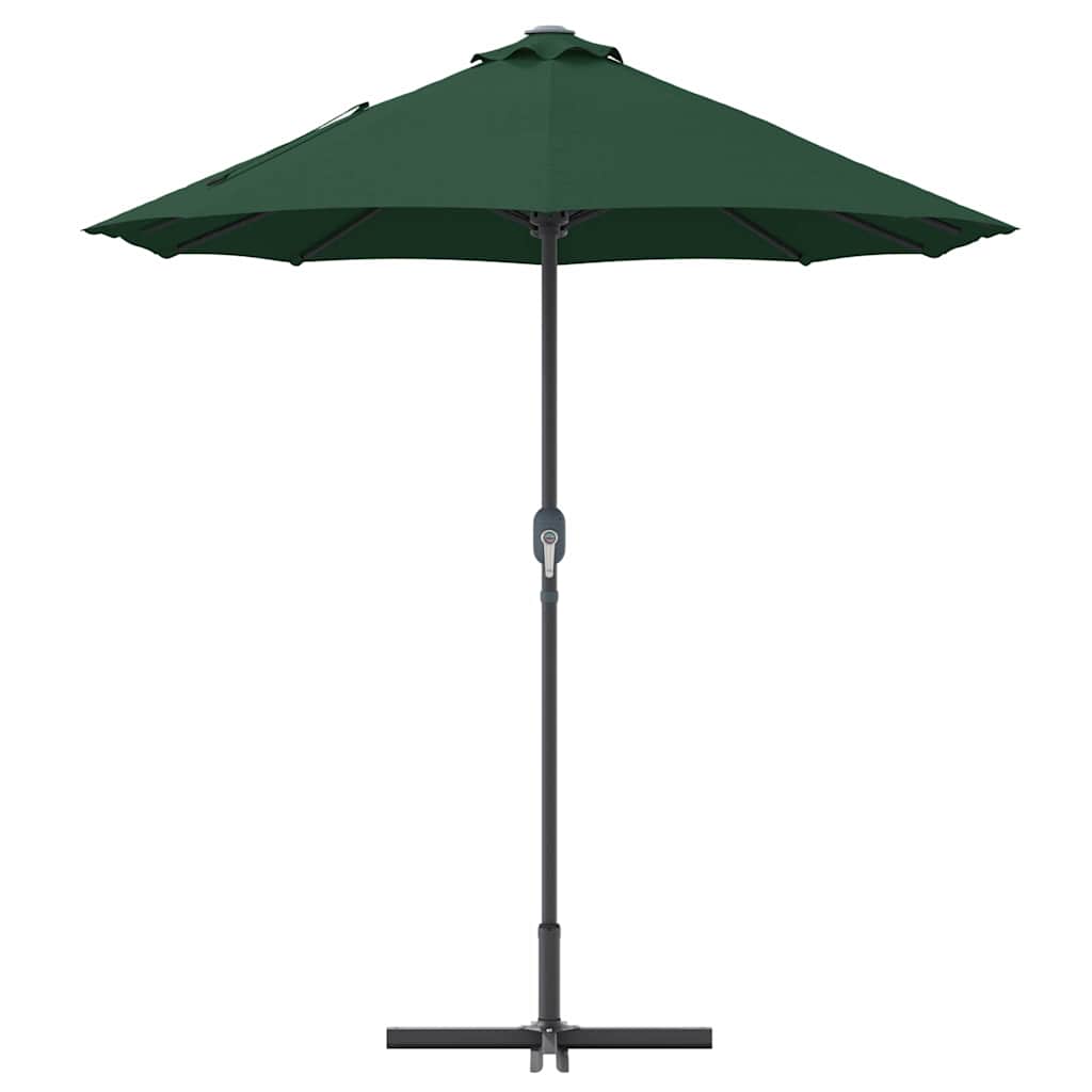 Tuinparasol Groen 370 x 197 x 239 cm Polyester en Aluminium is nu te koop bij PeponiXL, paradijselijk wonen!
