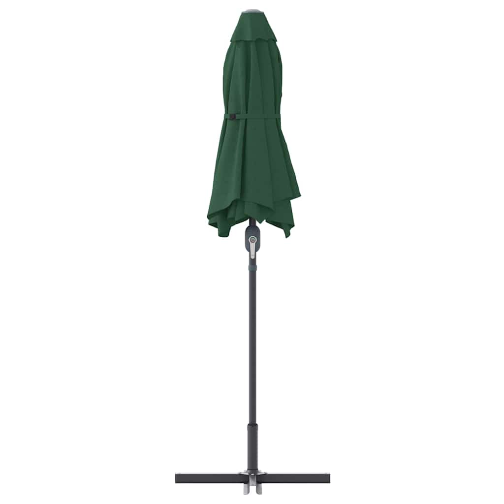 Tuinparasol Groen 370 x 197 x 239 cm Polyester en Aluminium is nu te koop bij PeponiXL, paradijselijk wonen!