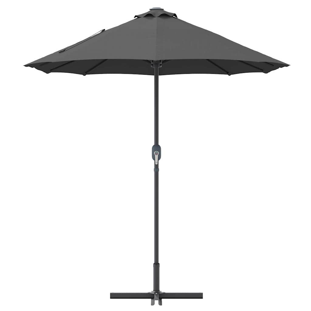 Tuinparasol Antraciet 370 x 197 x 239 cm Polyester en Aluminium is nu te koop bij PeponiXL, paradijselijk wonen!