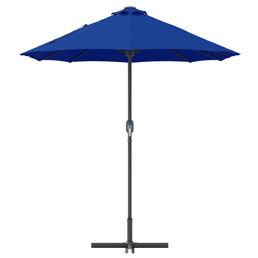 Tuinparasol Azurblauw 370 x 197 x 239 cm Polyester en Aluminium is nu te koop bij PeponiXL, paradijselijk wonen!