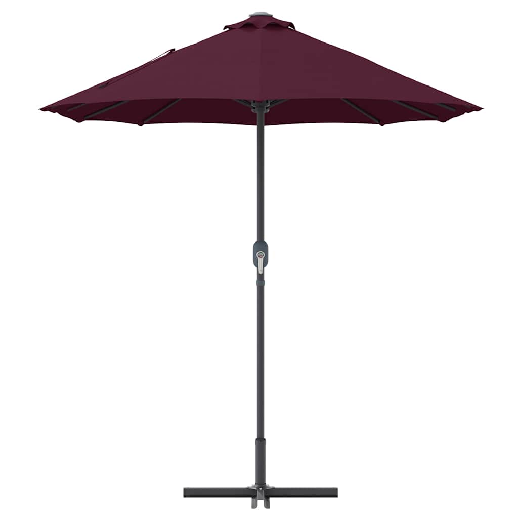 Tuinparasol Bordeaux Rood 370 x 197 x 239 cm is nu te koop bij PeponiXL, paradijselijk wonen!