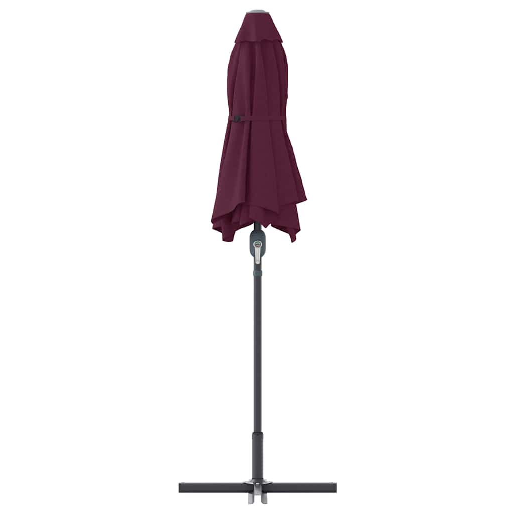 Tuinparasol Bordeaux Rood 370 x 197 x 239 cm is nu te koop bij PeponiXL, paradijselijk wonen!