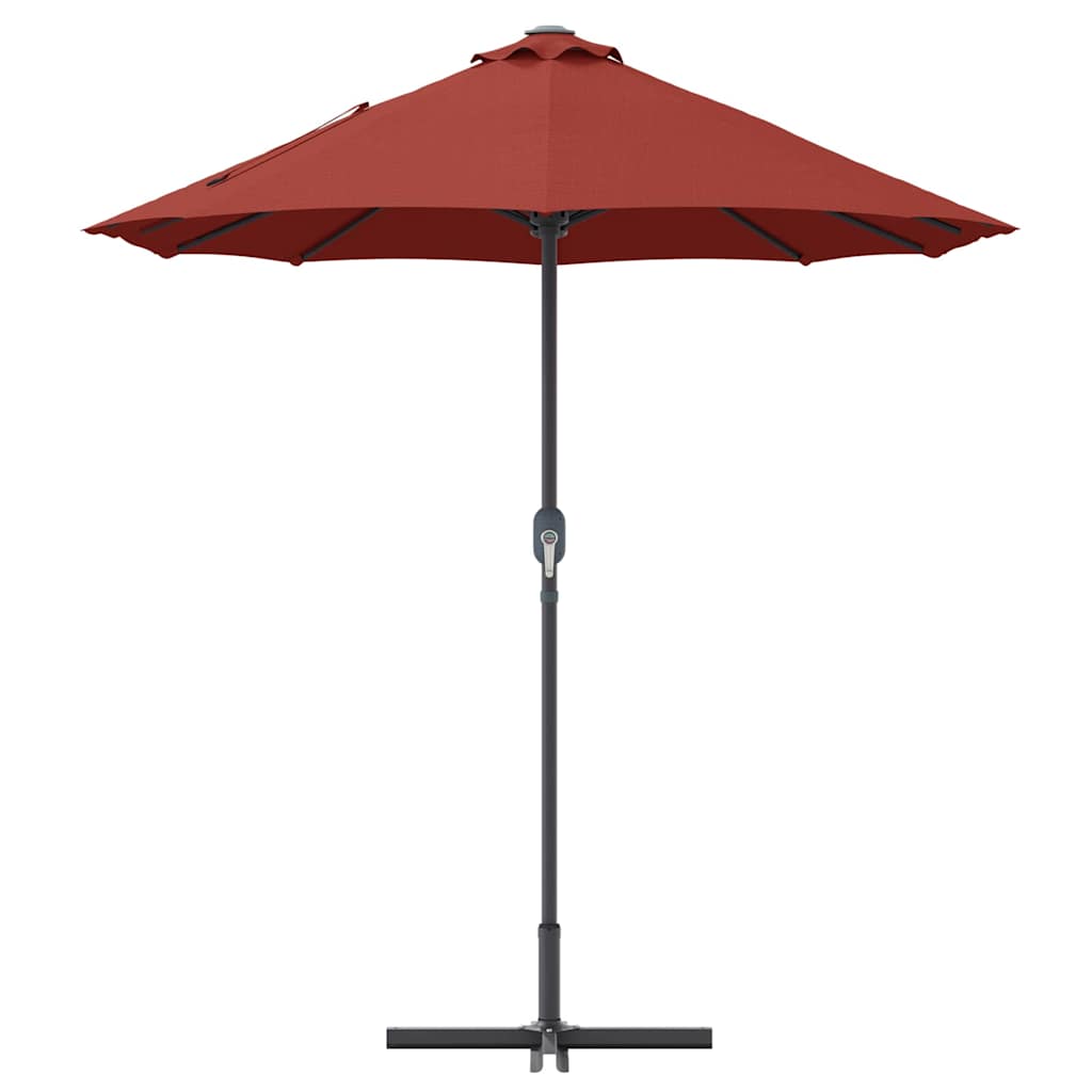 Tuinparasol Terracotta 370 x 197 x 239 cm is nu te koop bij PeponiXL, paradijselijk wonen!