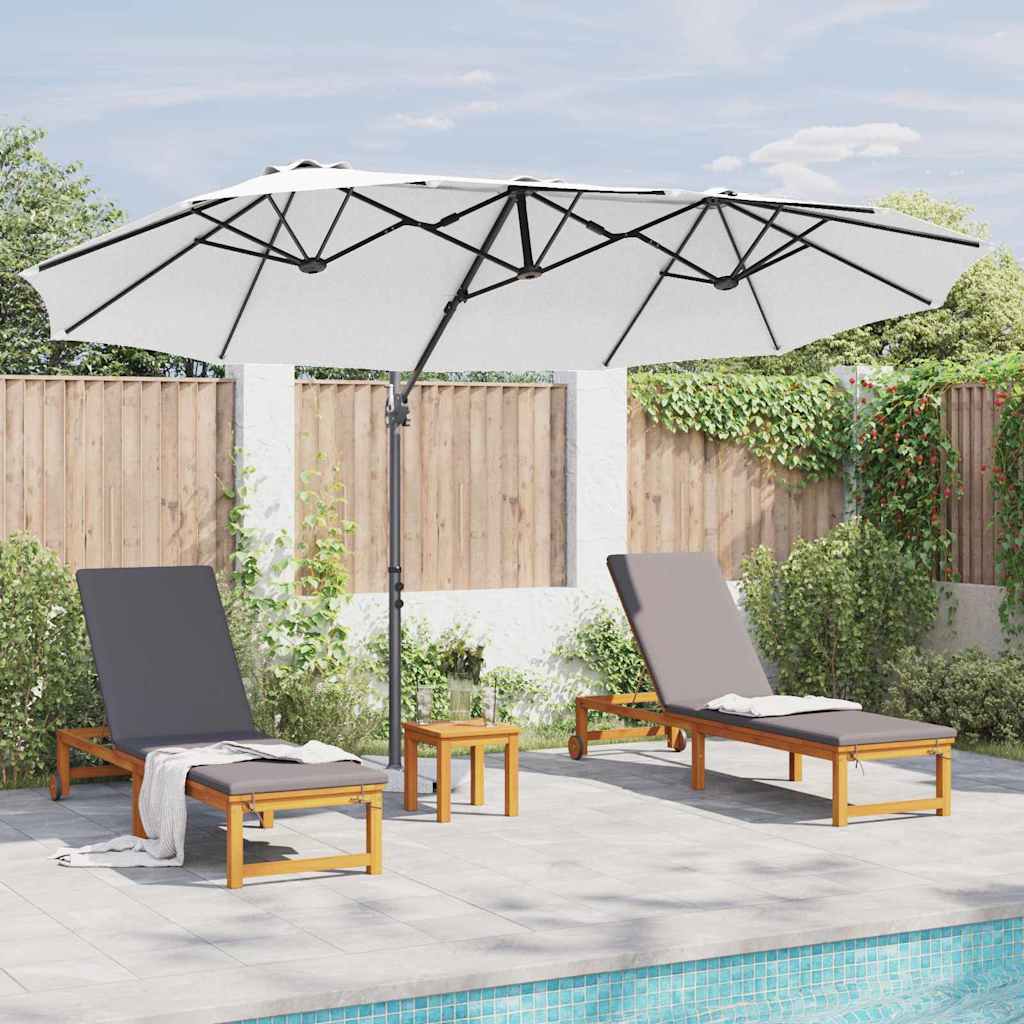 Parasol Zand 372 x 198 x 243 cm Polyester en Aluminium is nu te koop bij PeponiXL, paradijselijk wonen!