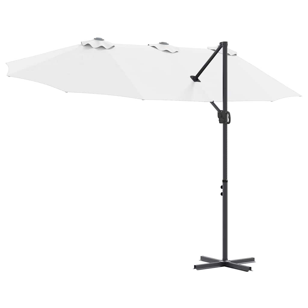 Parasol Zand 372 x 198 x 243 cm Polyester en Aluminium is nu te koop bij PeponiXL, paradijselijk wonen!