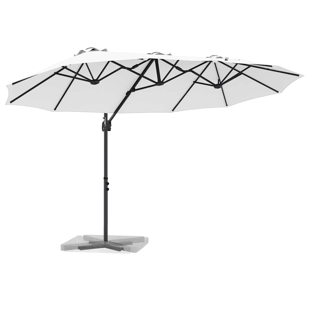 Parasol Zand 372 x 198 x 243 cm Polyester en Aluminium is nu te koop bij PeponiXL, paradijselijk wonen!