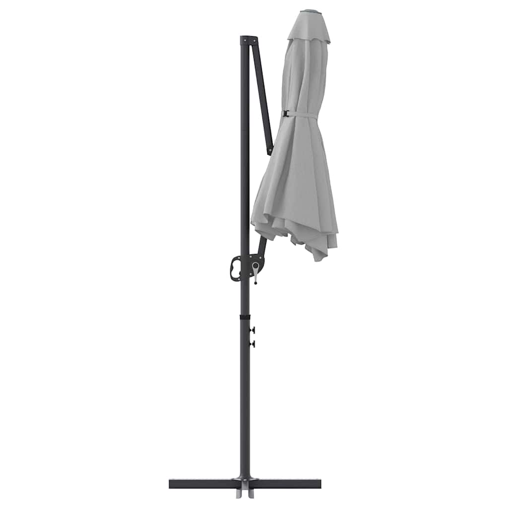 Parasol Zand 372 x 198 x 243 cm Polyester en Aluminium is nu te koop bij PeponiXL, paradijselijk wonen!
