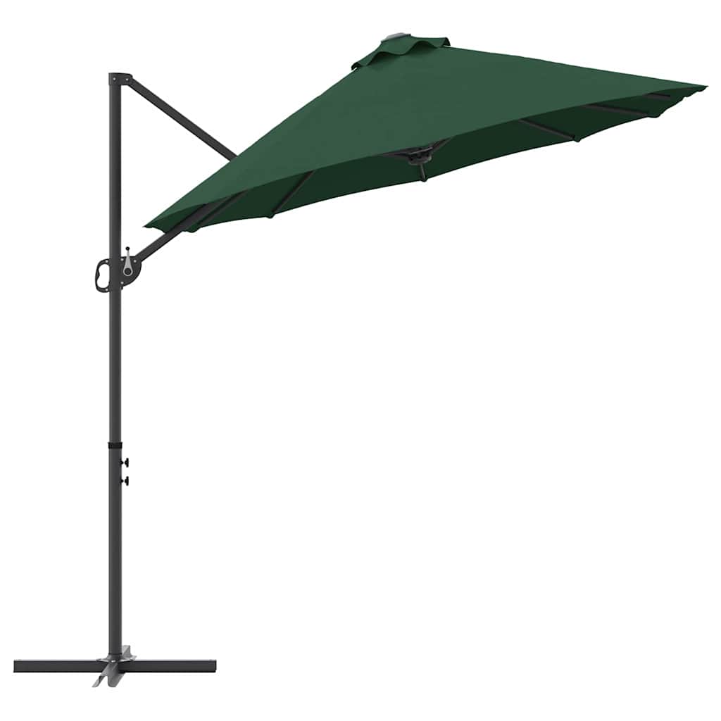 Parasol Groen 372 x 198 x 243 cm Polyester en Aluminium is nu te koop bij PeponiXL, paradijselijk wonen!