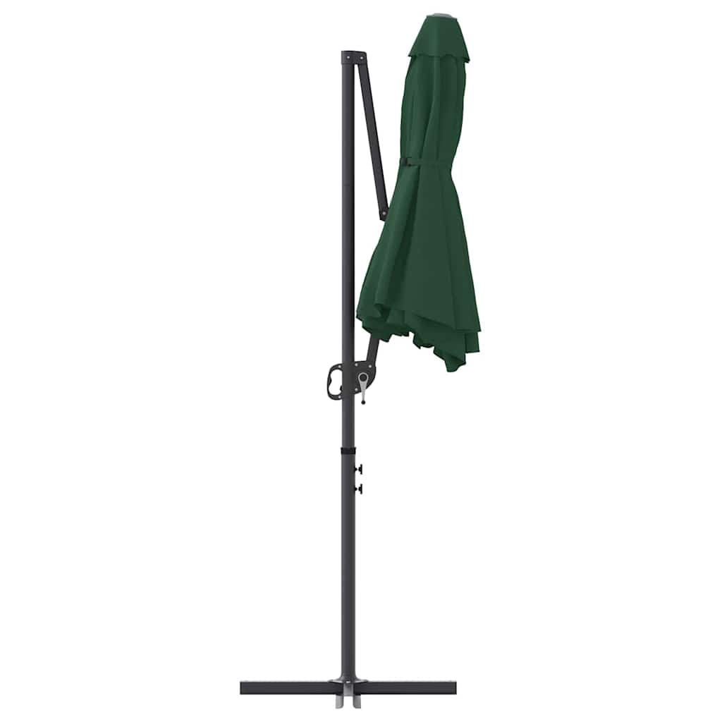 Parasol Groen 372 x 198 x 243 cm Polyester en Aluminium is nu te koop bij PeponiXL, paradijselijk wonen!