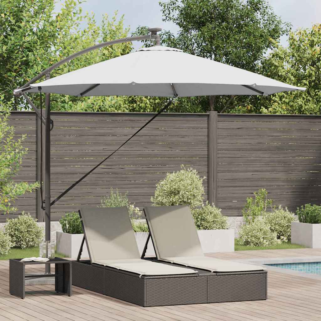 Parasol Zand 294 x 294 x 248 cm Polyester en Aluminium is nu te koop bij PeponiXL, paradijselijk wonen!