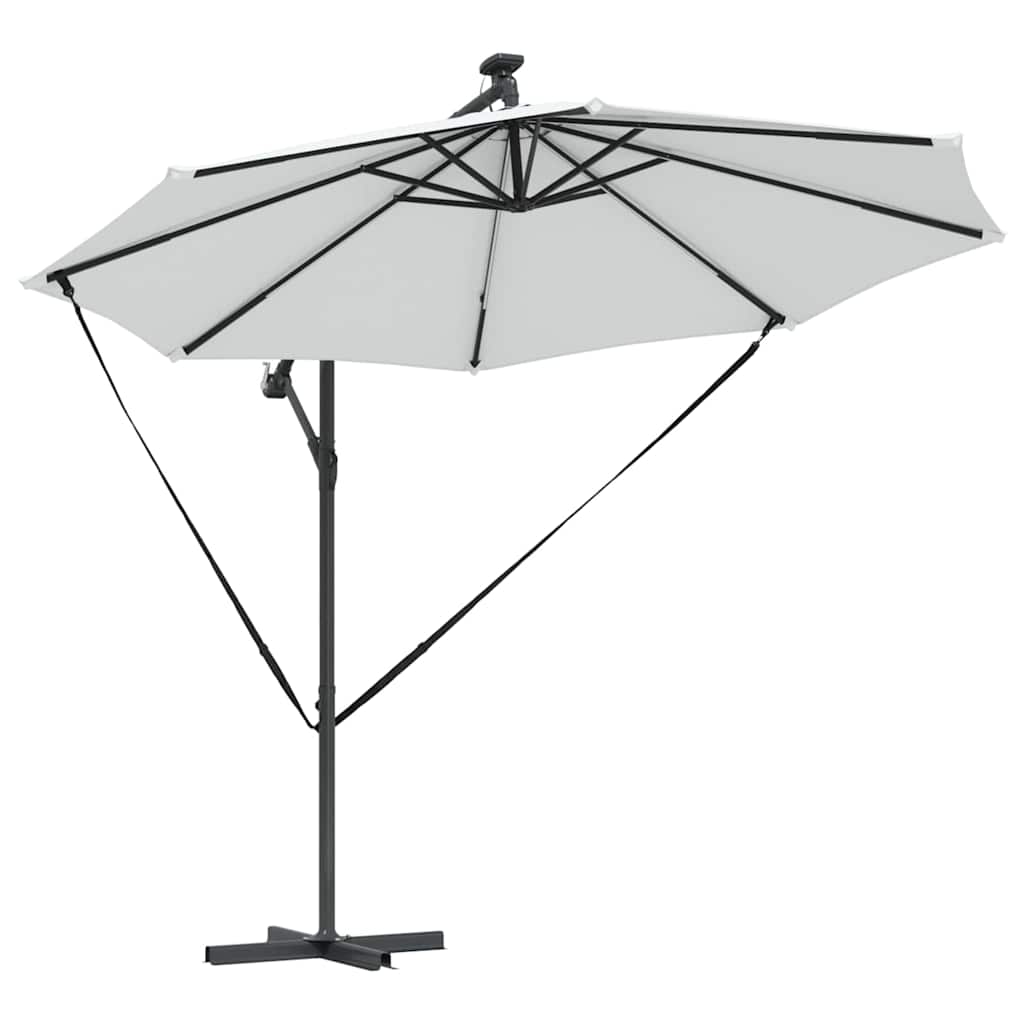 Parasol Zand 294 x 294 x 248 cm Polyester en Aluminium is nu te koop bij PeponiXL, paradijselijk wonen!