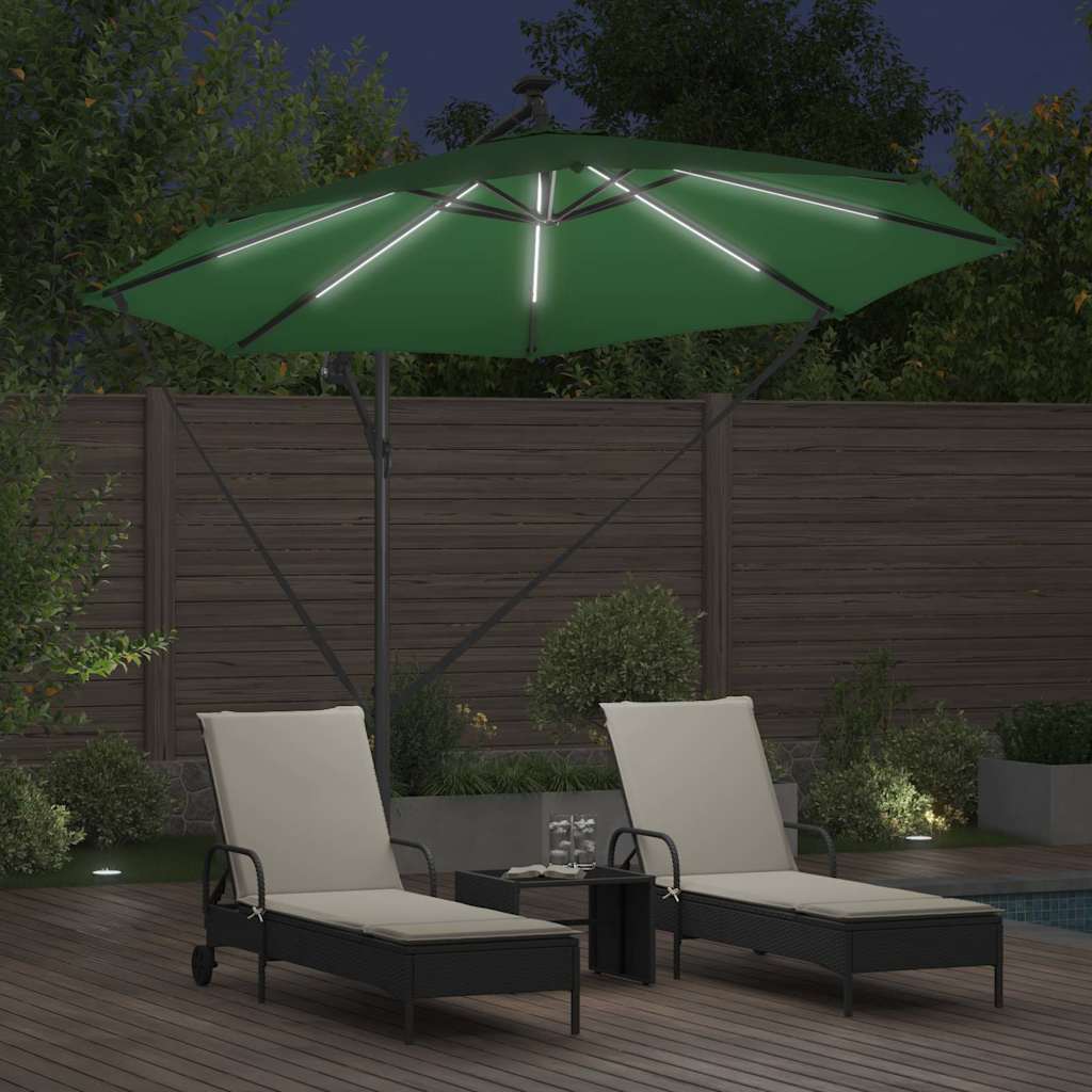 Parasol Groen 294 x 294 x 248 cm Polyester en Aluminium is nu te koop bij PeponiXL, paradijselijk wonen!
