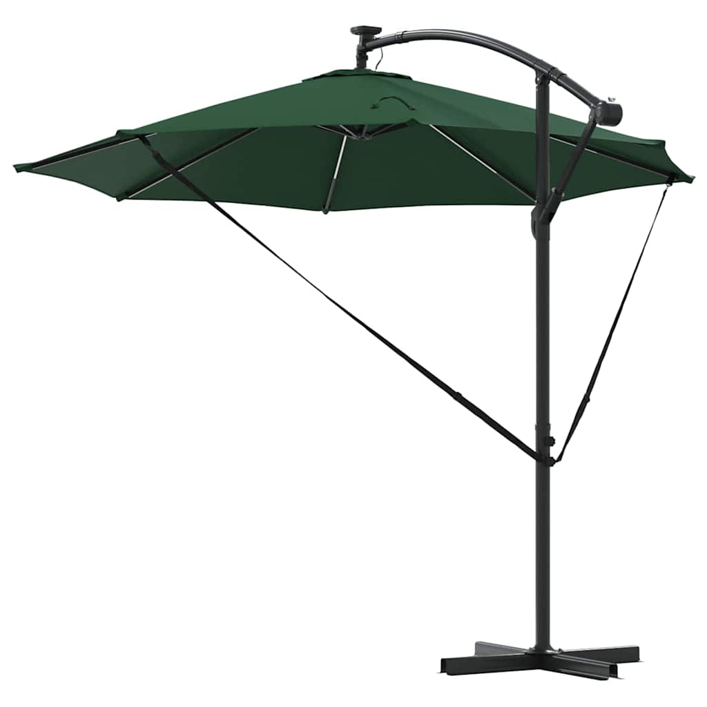 Parasol Groen 294 x 294 x 248 cm Polyester en Aluminium is nu te koop bij PeponiXL, paradijselijk wonen!