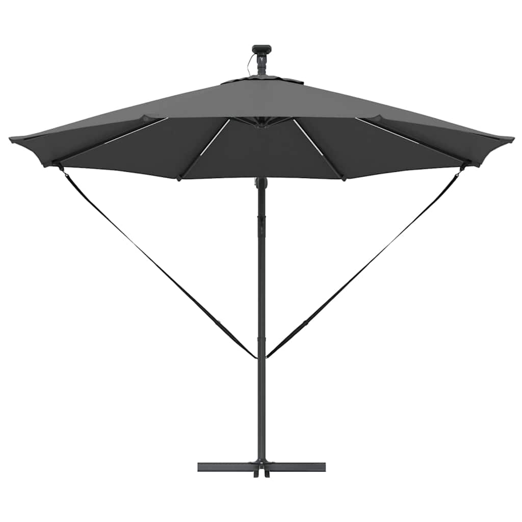 Parasol Antraciet 294 x 294 x 248 cm Polyester en Aluminium is nu te koop bij PeponiXL, paradijselijk wonen!