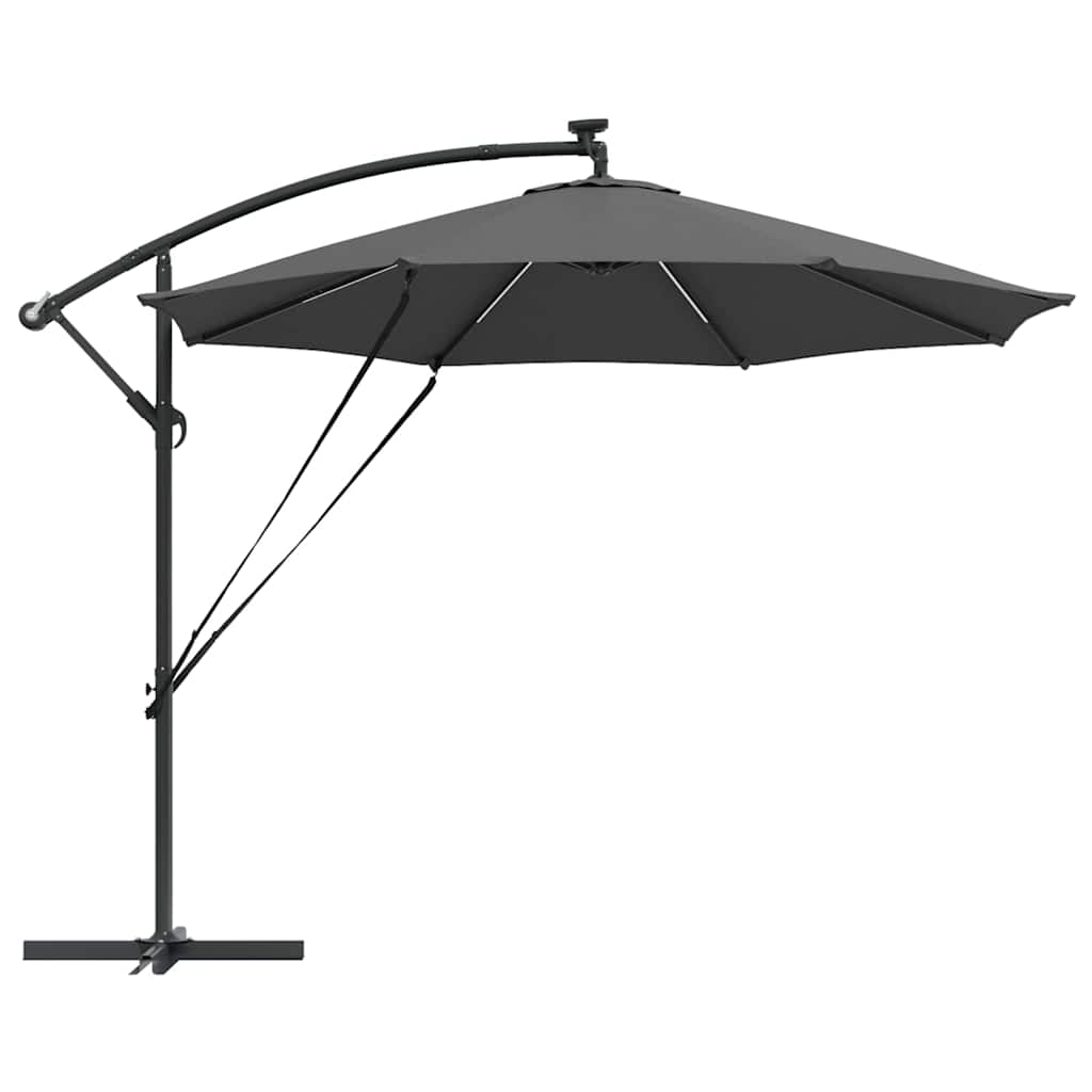 Parasol Antraciet 294 x 294 x 248 cm Polyester en Aluminium is nu te koop bij PeponiXL, paradijselijk wonen!