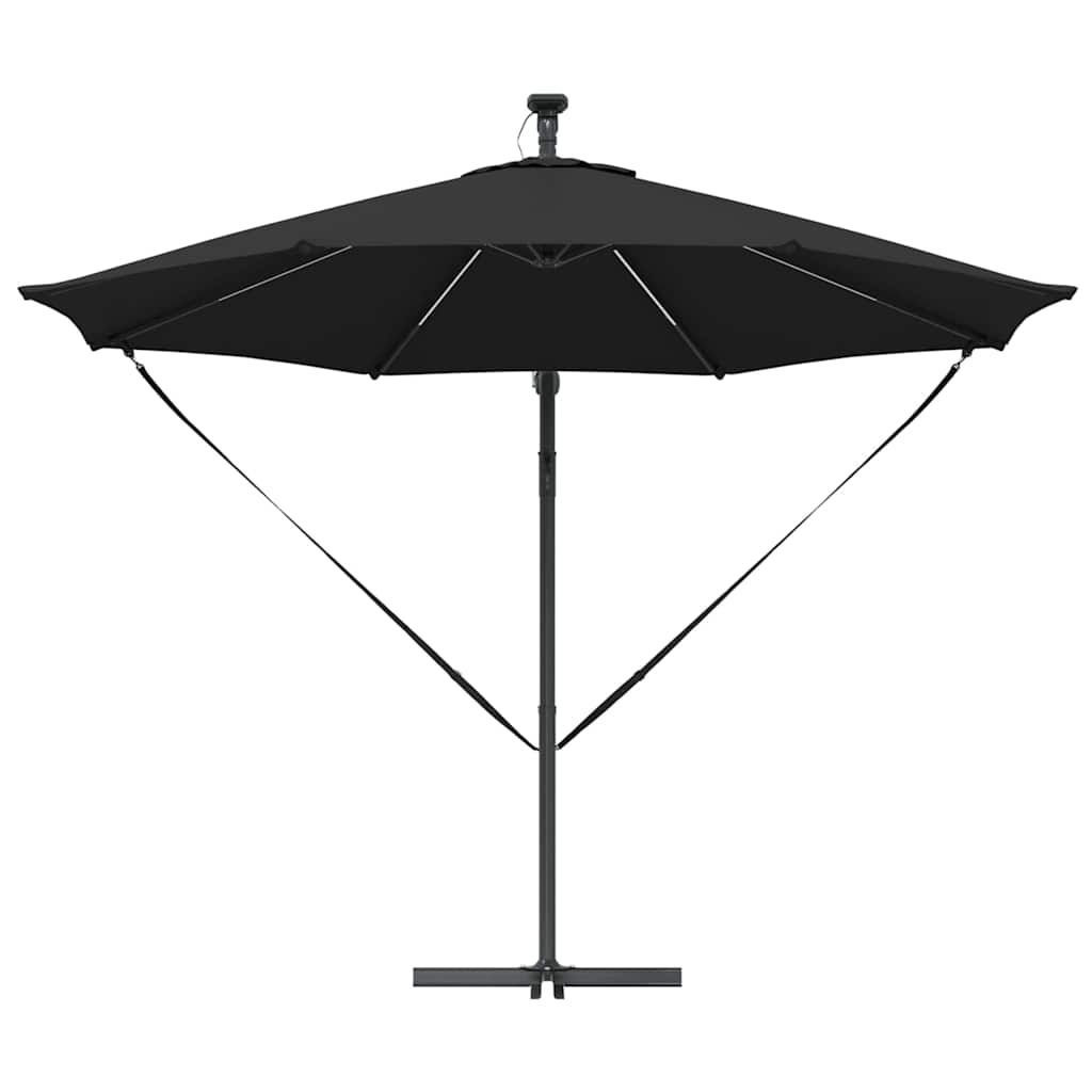Parasol Zwart 294 x 294 x 248 cm Polyester en Aluminium is nu te koop bij PeponiXL, paradijselijk wonen!
