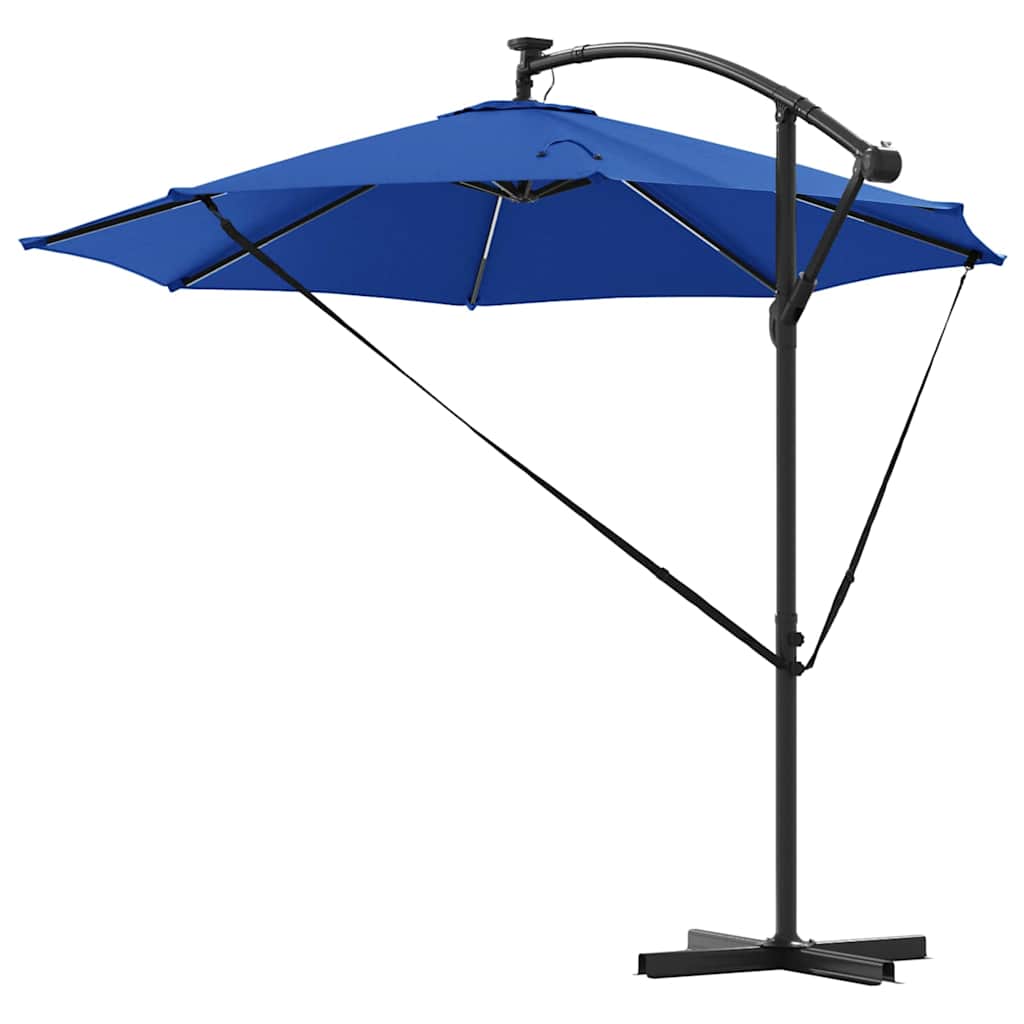 Parasol Azurblauw 294 x 294 x 248 cm Polyester en Aluminium is nu te koop bij PeponiXL, paradijselijk wonen!