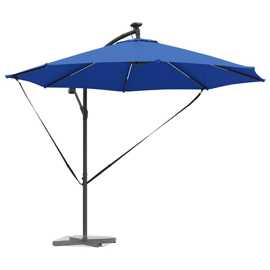 Parasol Azurblauw 294 x 294 x 248 cm Polyester en Aluminium is nu te koop bij PeponiXL, paradijselijk wonen!