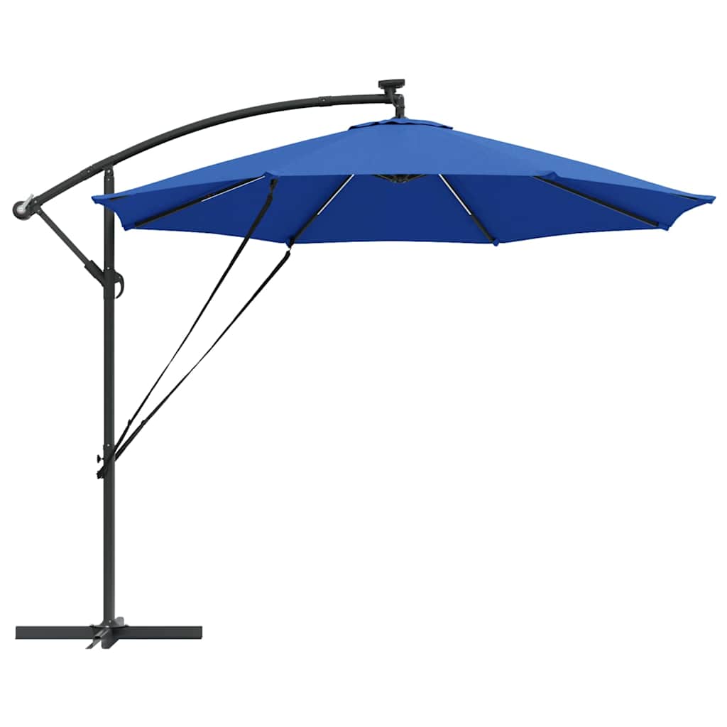 Parasol Azurblauw 294 x 294 x 248 cm Polyester en Aluminium is nu te koop bij PeponiXL, paradijselijk wonen!