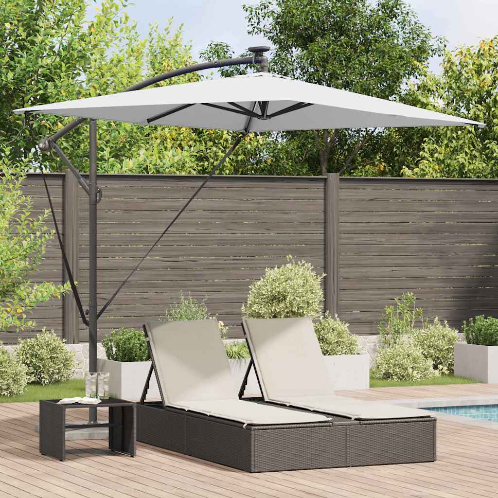 Parasol Zand 294 x 200 x 270 cm Polyester en Aluminium is nu te koop bij PeponiXL, paradijselijk wonen!