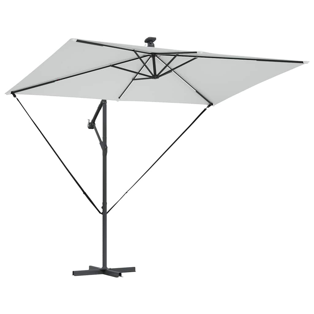 Parasol Zand 294 x 200 x 270 cm Polyester en Aluminium is nu te koop bij PeponiXL, paradijselijk wonen!