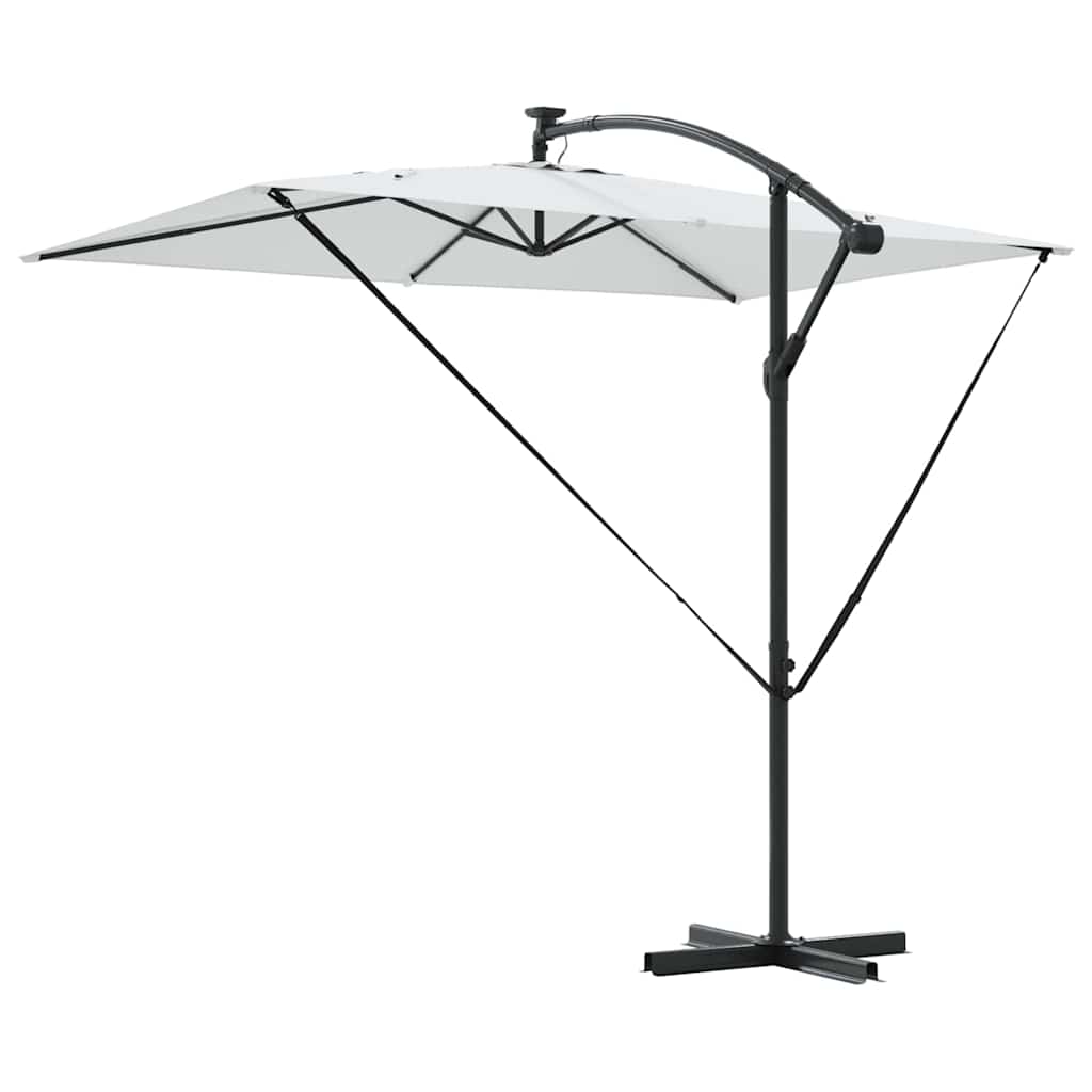 Parasol Zand 294 x 200 x 270 cm Polyester en Aluminium is nu te koop bij PeponiXL, paradijselijk wonen!