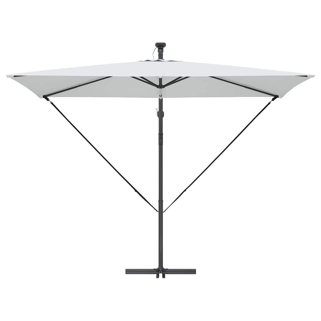 Parasol Zand 294 x 200 x 270 cm Polyester en Aluminium is nu te koop bij PeponiXL, paradijselijk wonen!