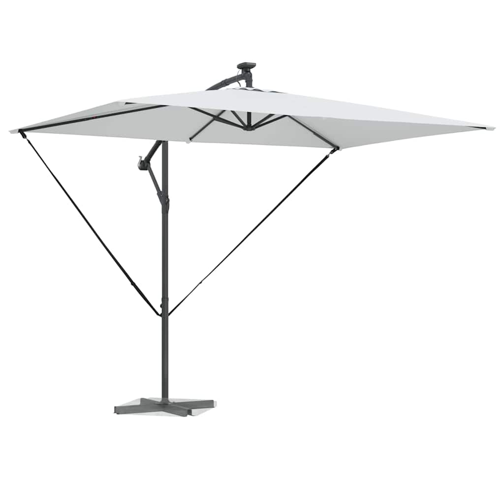 Parasol Zand 294 x 200 x 270 cm Polyester en Aluminium is nu te koop bij PeponiXL, paradijselijk wonen!