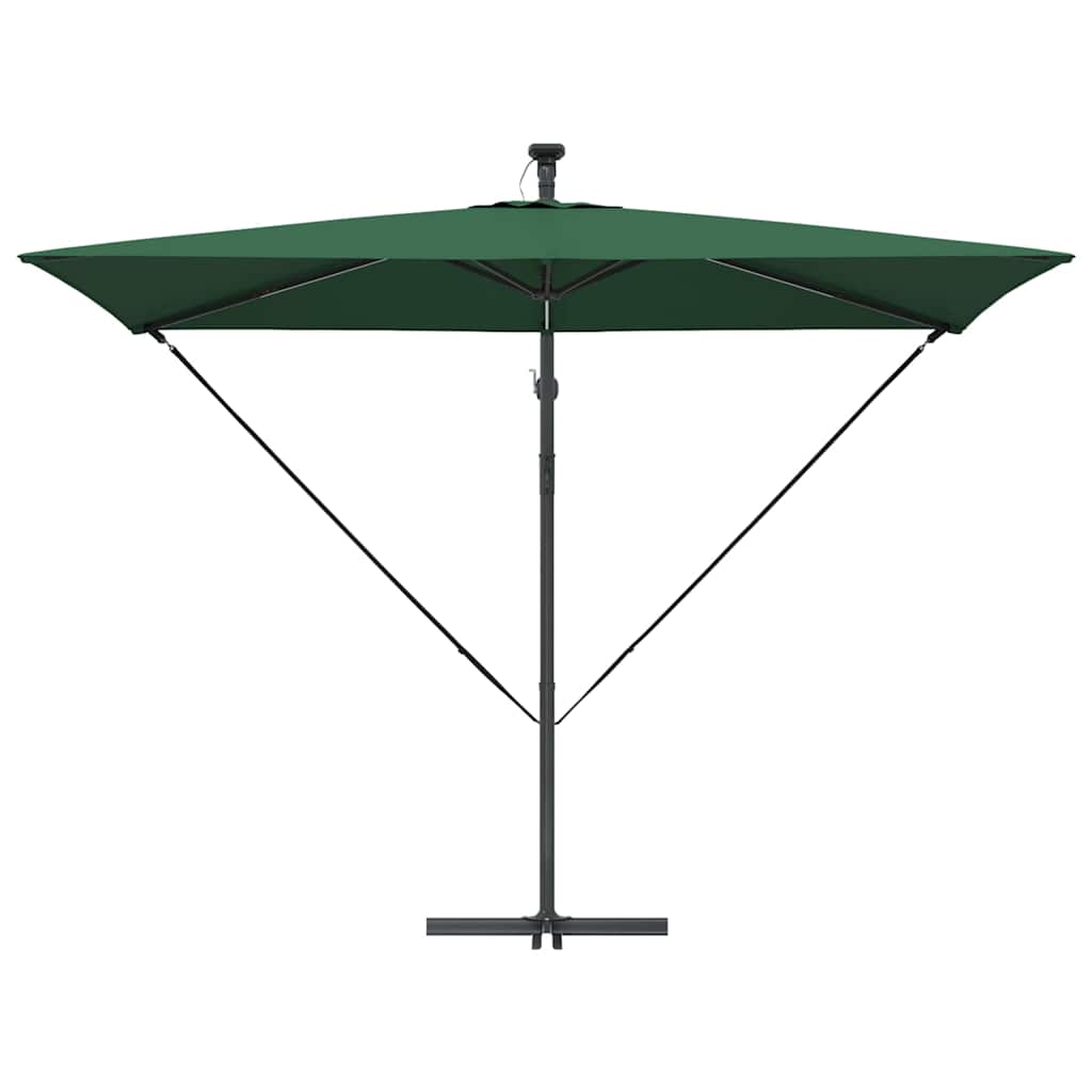 Parasol Groen 294 x 200 x 270 cm Polyester en Aluminium is nu te koop bij PeponiXL, paradijselijk wonen!