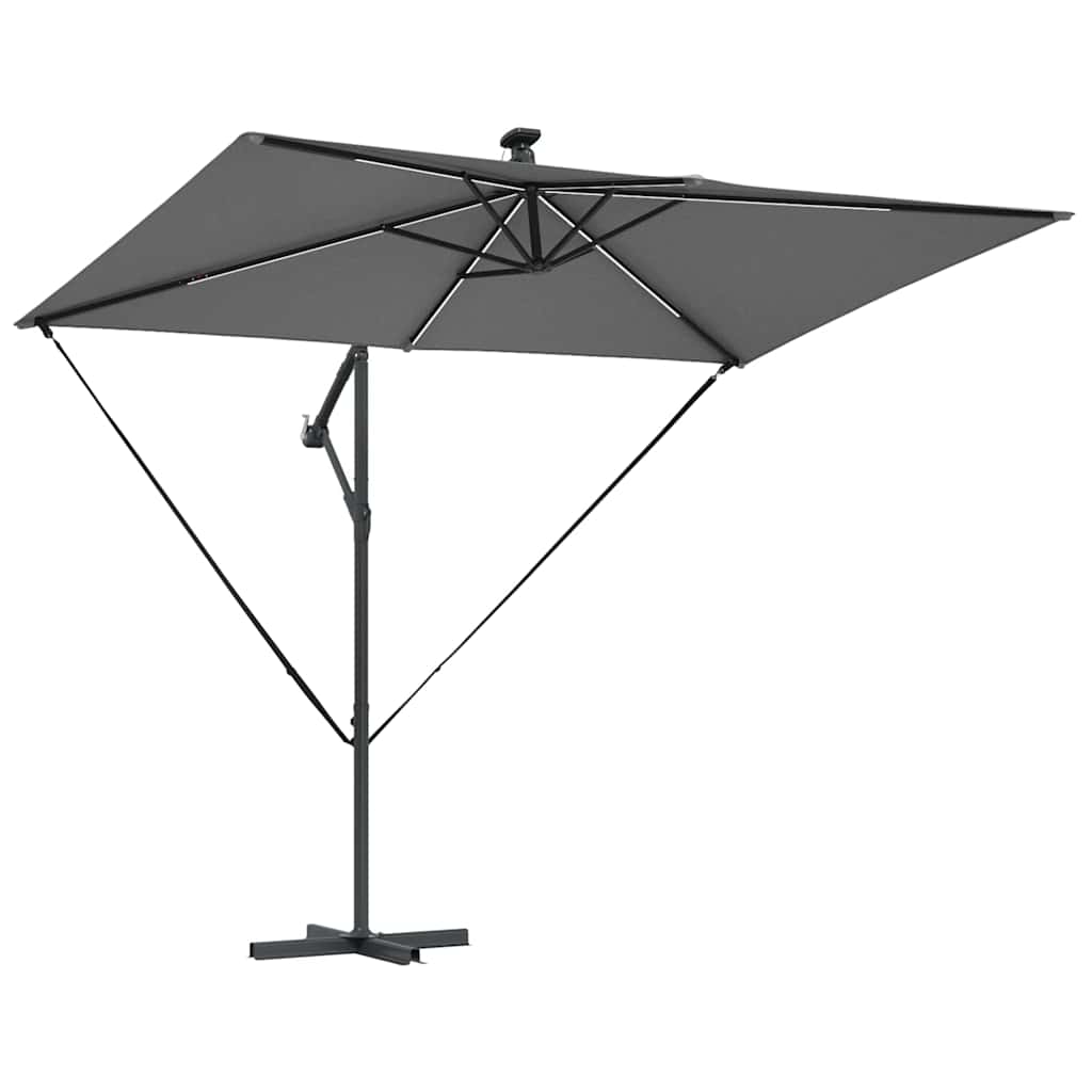Parasol Antraciet 294 x 200 x 270 cm Polyester en Aluminium is nu te koop bij PeponiXL, paradijselijk wonen!