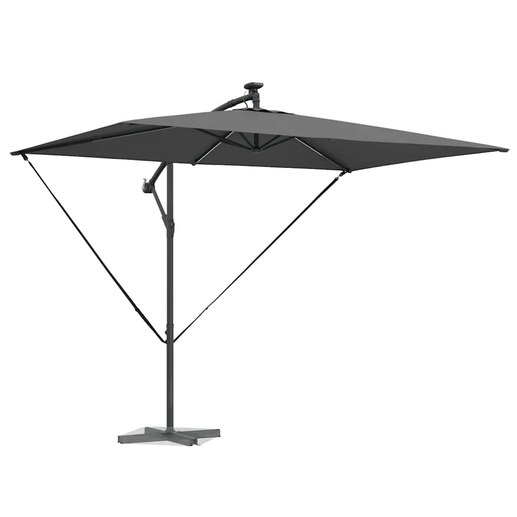 Parasol Antraciet 294 x 200 x 270 cm Polyester en Aluminium is nu te koop bij PeponiXL, paradijselijk wonen!