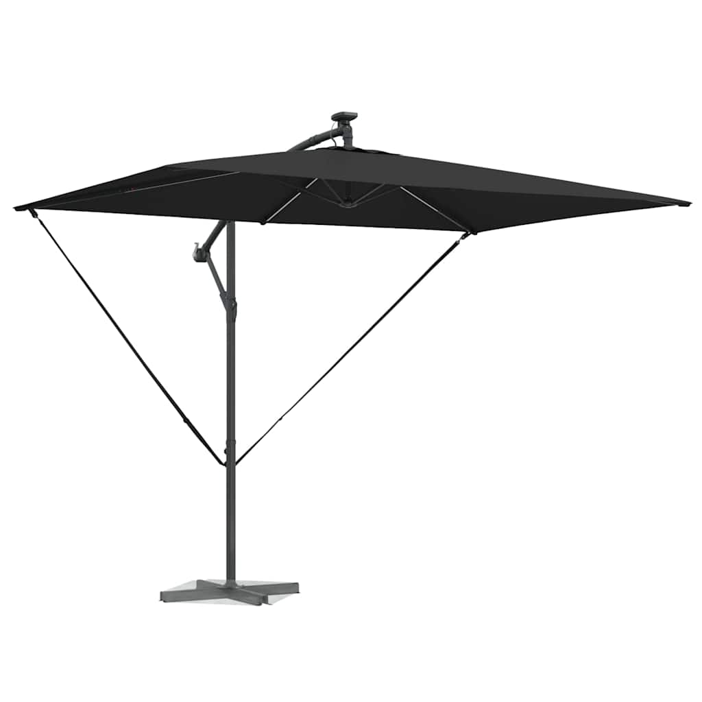 Parasol Zwart 294 x 200 x 270 cm Polyester en Aluminium is nu te koop bij PeponiXL, paradijselijk wonen!