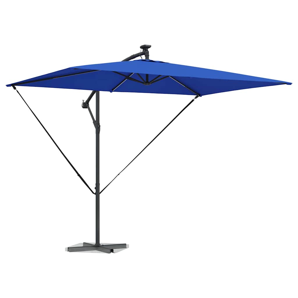 Parasol Azurblauw 294 x 200 x 270 cm Polyester en Aluminium is nu te koop bij PeponiXL, paradijselijk wonen!