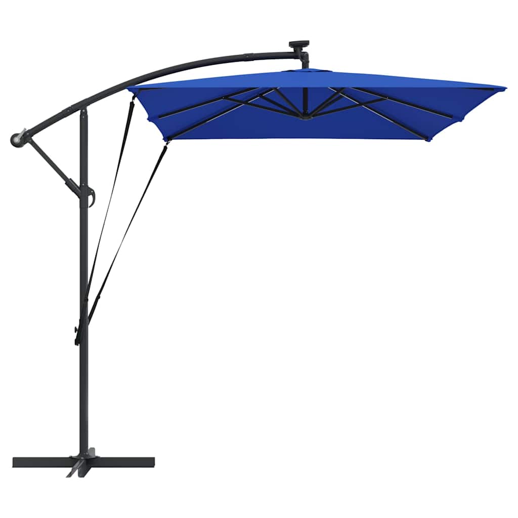 Parasol Azurblauw 294 x 200 x 270 cm Polyester en Aluminium is nu te koop bij PeponiXL, paradijselijk wonen!