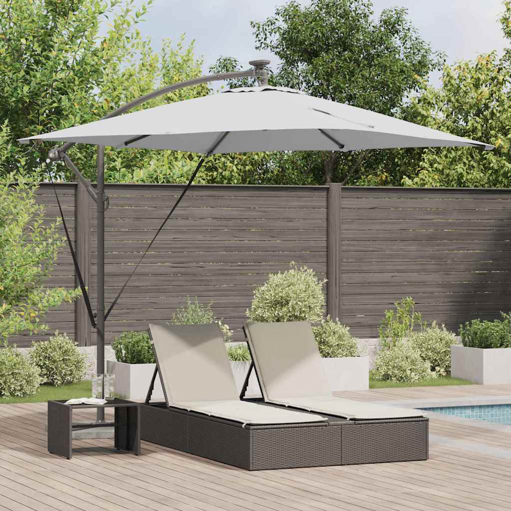 Parasol Zand 249 x 249 x 250 cm Polyester en Aluminium is nu te koop bij PeponiXL, paradijselijk wonen!