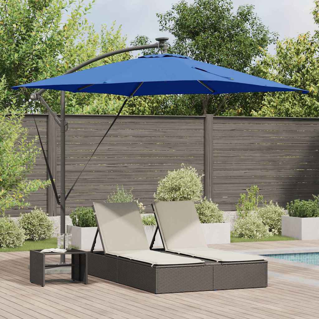 Cantilever Banana Parasol Blauw 249 x 249 x 250 cm is nu te koop bij PeponiXL, paradijselijk wonen!