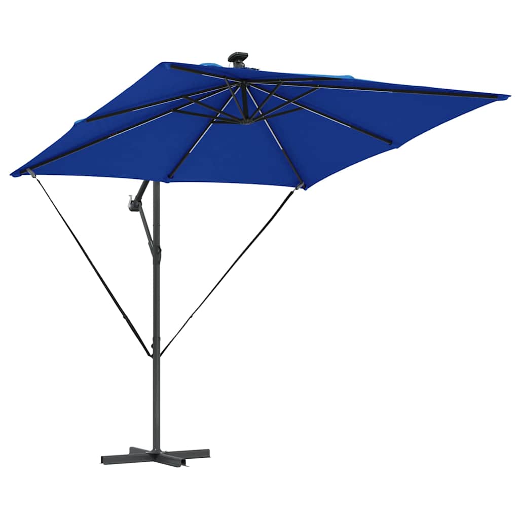 Cantilever Banana Parasol Blauw 249 x 249 x 250 cm is nu te koop bij PeponiXL, paradijselijk wonen!